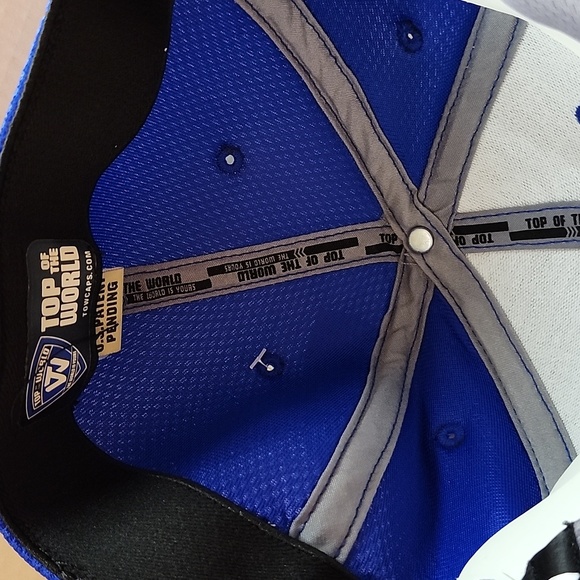 Blue UK Logo Cap University Of Kansas WILDCATS - Picture 8 of 8